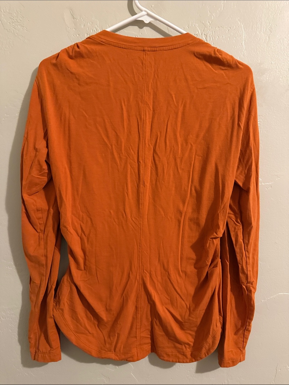 Athleta Long Sleeve V-Neck Top in Terra Cotta - Picture 7 of 8